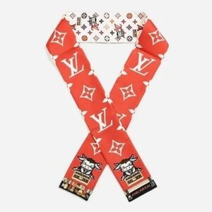 Louis Vuitton Bandeau Rodeo Scarf Limited Edition Lunar Chinese New Year Twilly